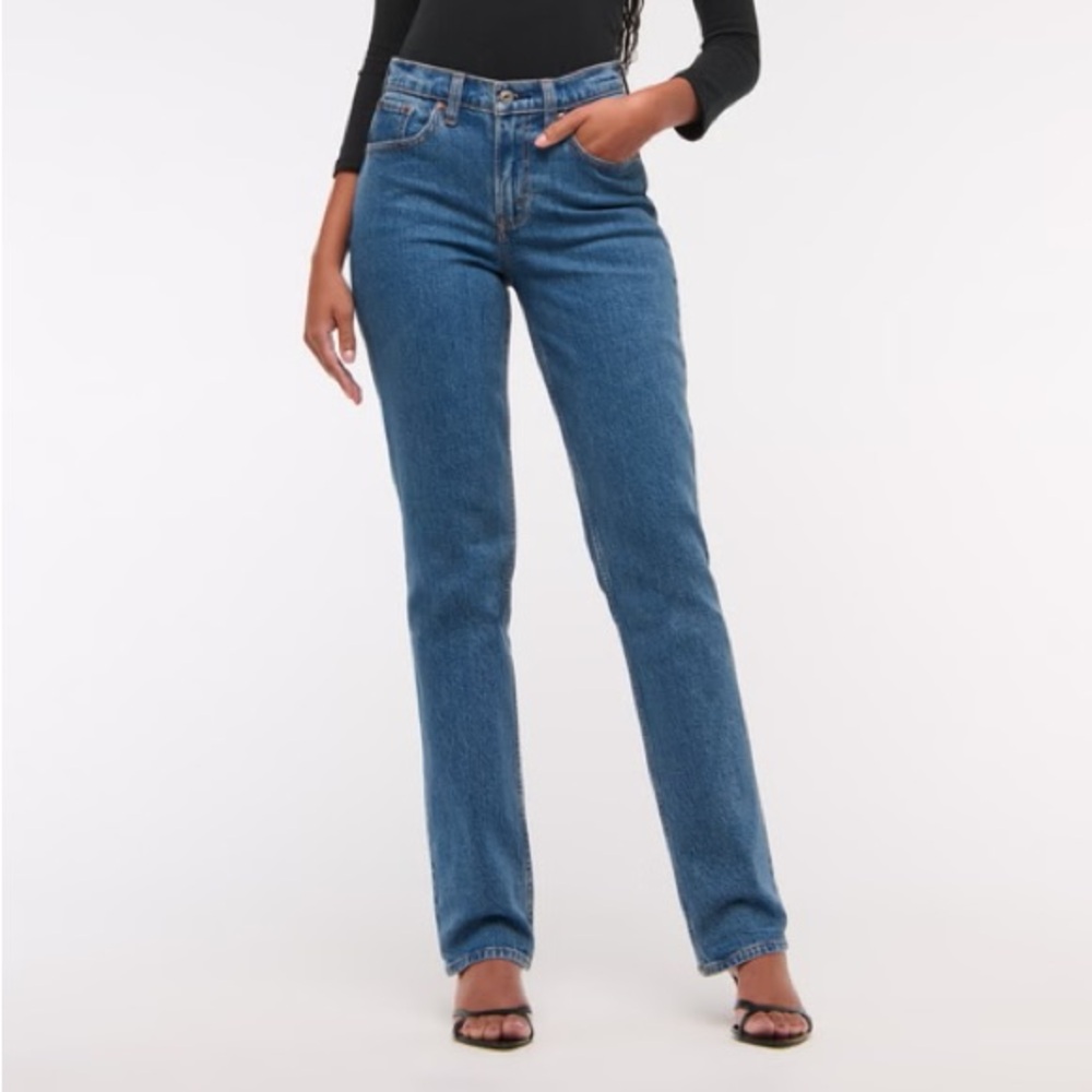 Abercrombie & Fitch Ultra High Rise Blue Jeans
